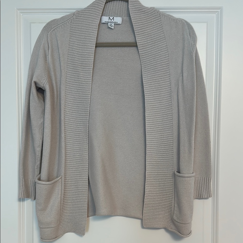 Women's Beige Cardigan Sweater